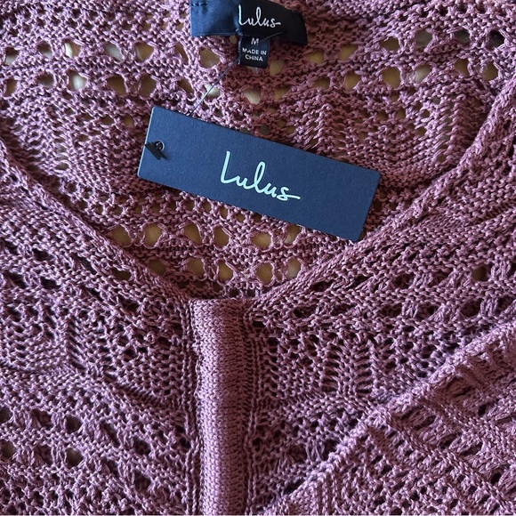 Lulu’s Only Yours Crochet Sweater - Picture 3 of 3